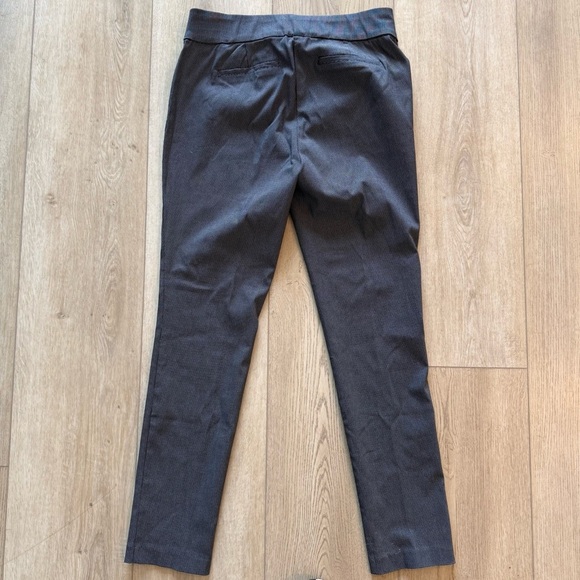 Jones New York Gray Micro Plaid Pull on Stretch Career Trousers Women’s 8 EUC - Picture 6 of 10